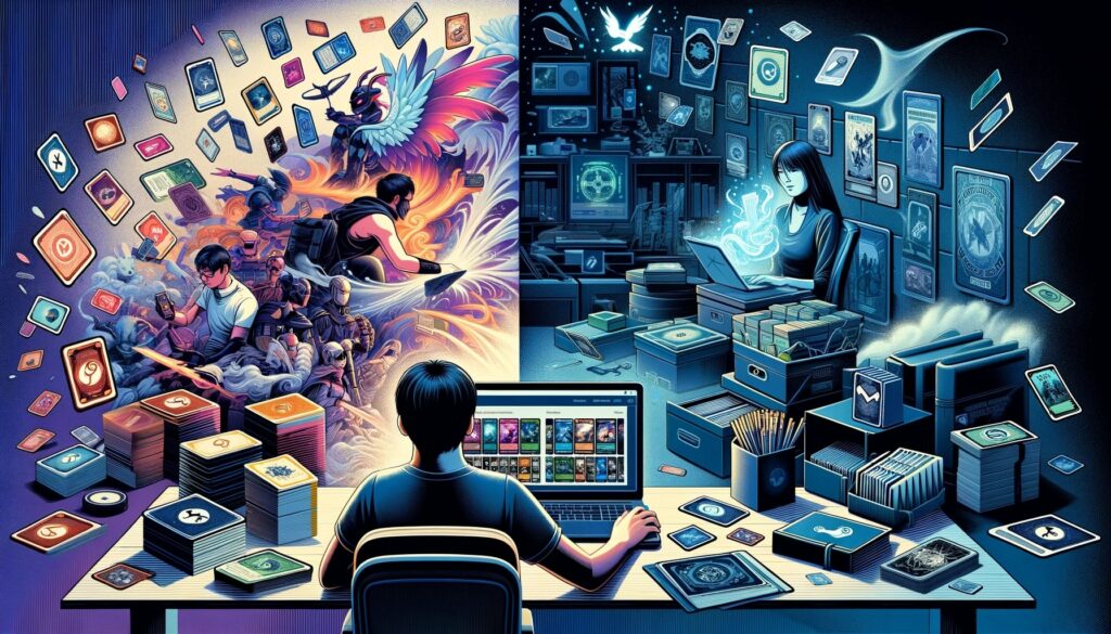 Vibrant digital art depicting futuristic gaming experience.